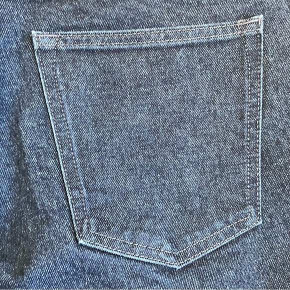 DSTLD Straight Fit Jeans Solid Dark Wash Grey Stitch Streetwear Casual Sz 32x30 - Picture 12 of 15